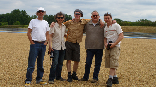 L-R Andrew Stanning, Zog, Gareth Jones, Tim Edmunds, Vince Borg