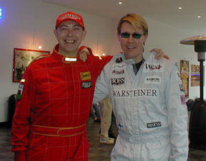 Gareth Jones and Mika Hakkinen, well, sort of...