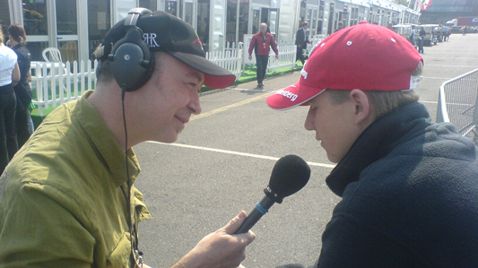 Gareth Jones & Gareth interviews Nico Hulkenberg