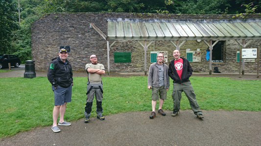 Dilwyn, Dave, Llyr & Alex
