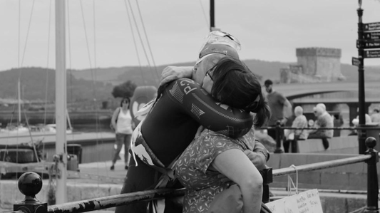 Gareth Hugs Violet